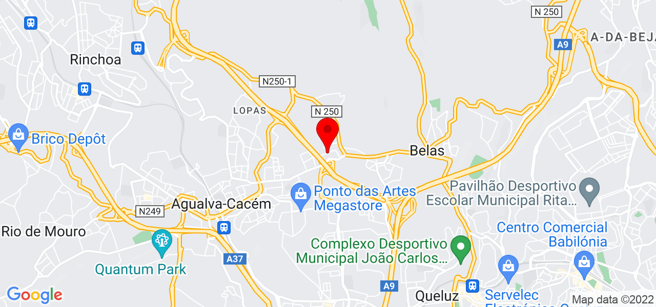 In&ecirc;s Guterres - Lisboa - Sintra - Mapa