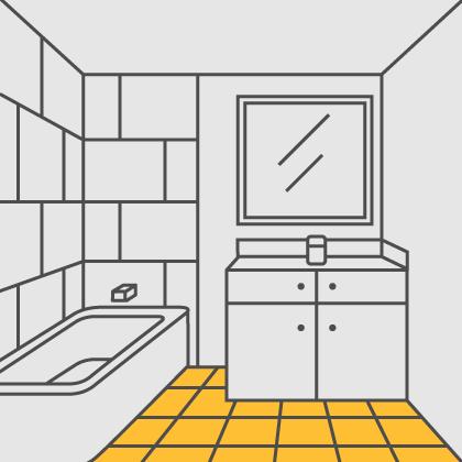 Suelo del baño - Remodelación de baños